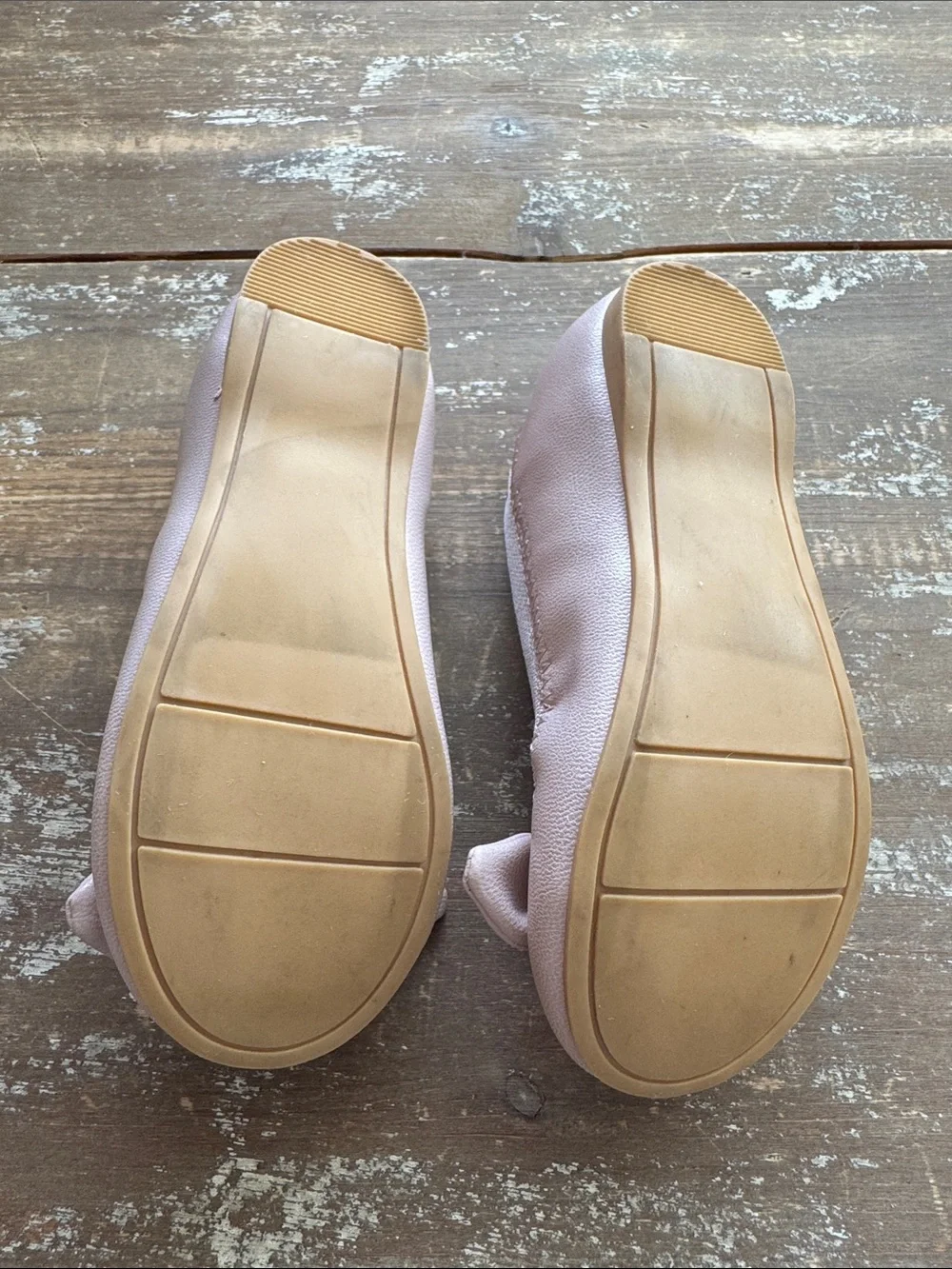 Nordstrom Rack Girls Light Pink Bow Ballet Flats Size 9M